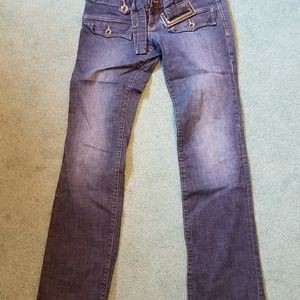 Parasuco blue jeans w/ belt